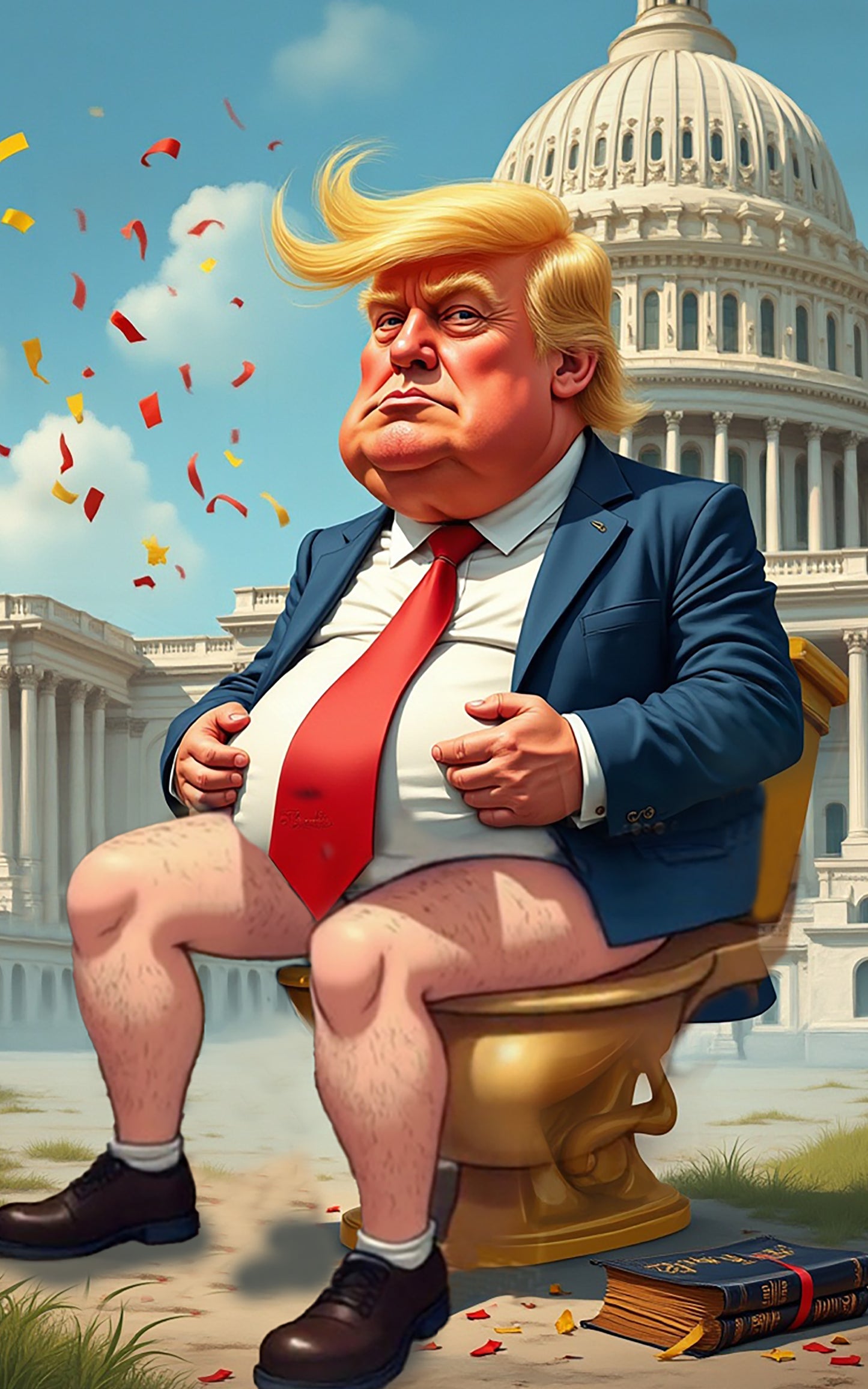 Donald Trump Takes Another Dump! - Sabrina Carol Bookshop