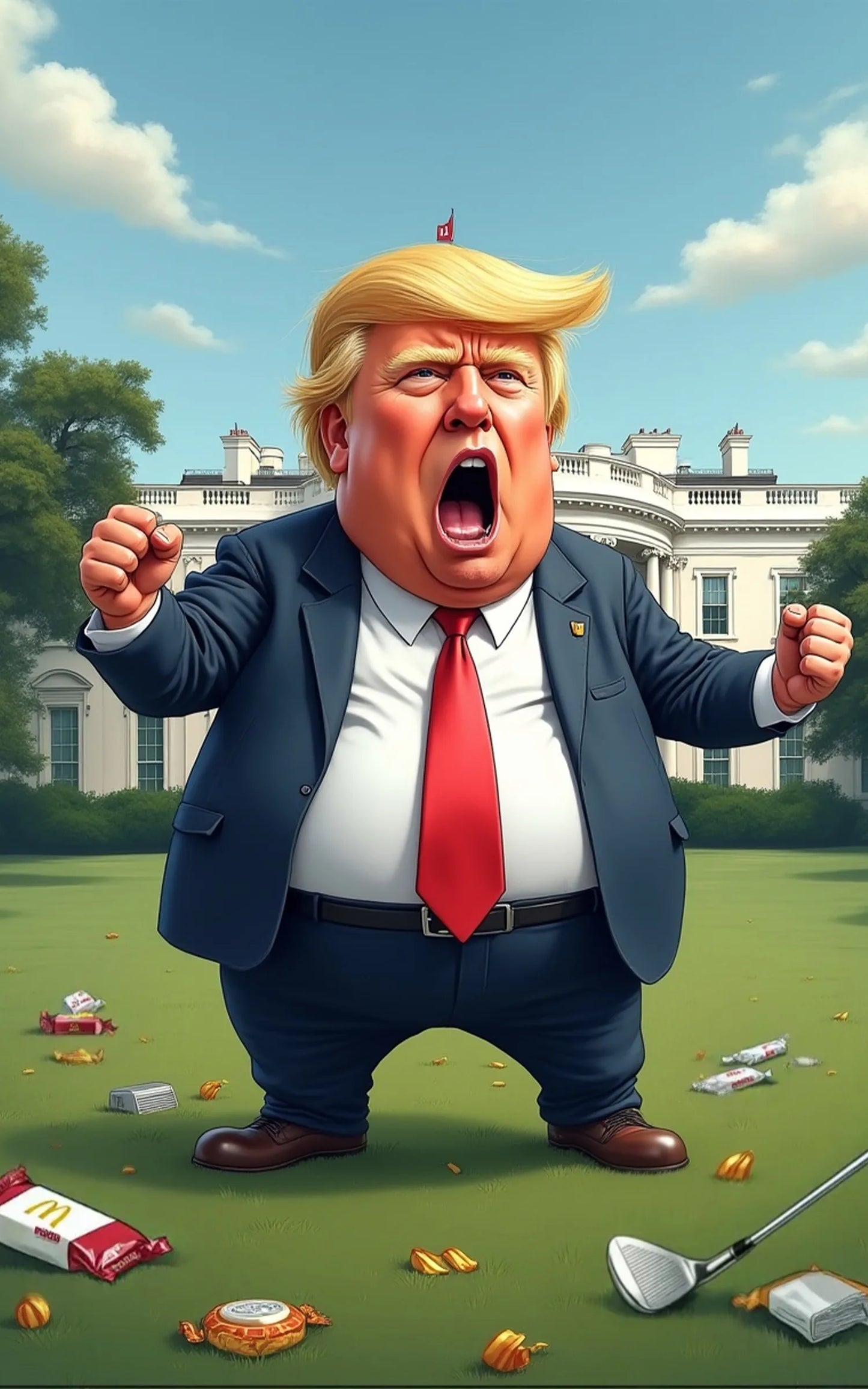 Donald Trump Takes Another Dump! - Sabrina Carol Bookshop