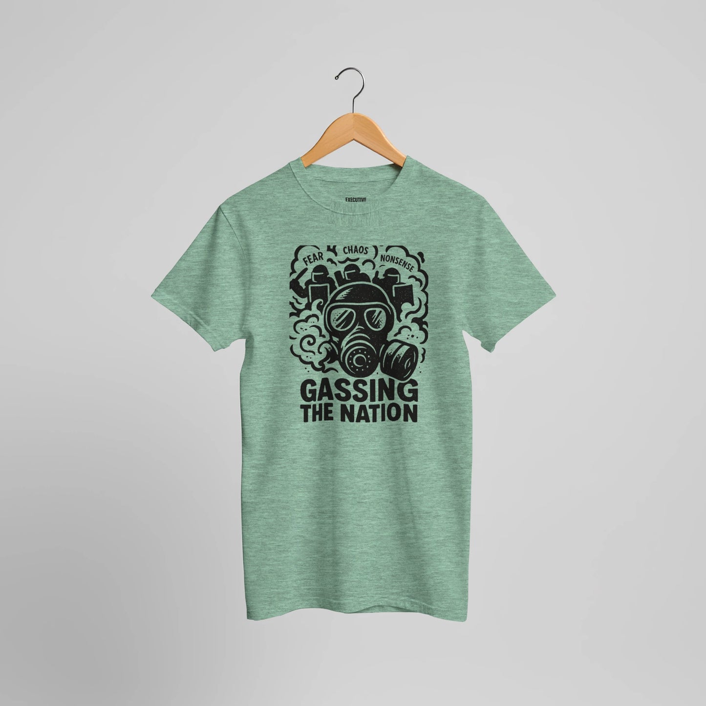 Gassing the Nation – Trump Dictatorship Parody Tee