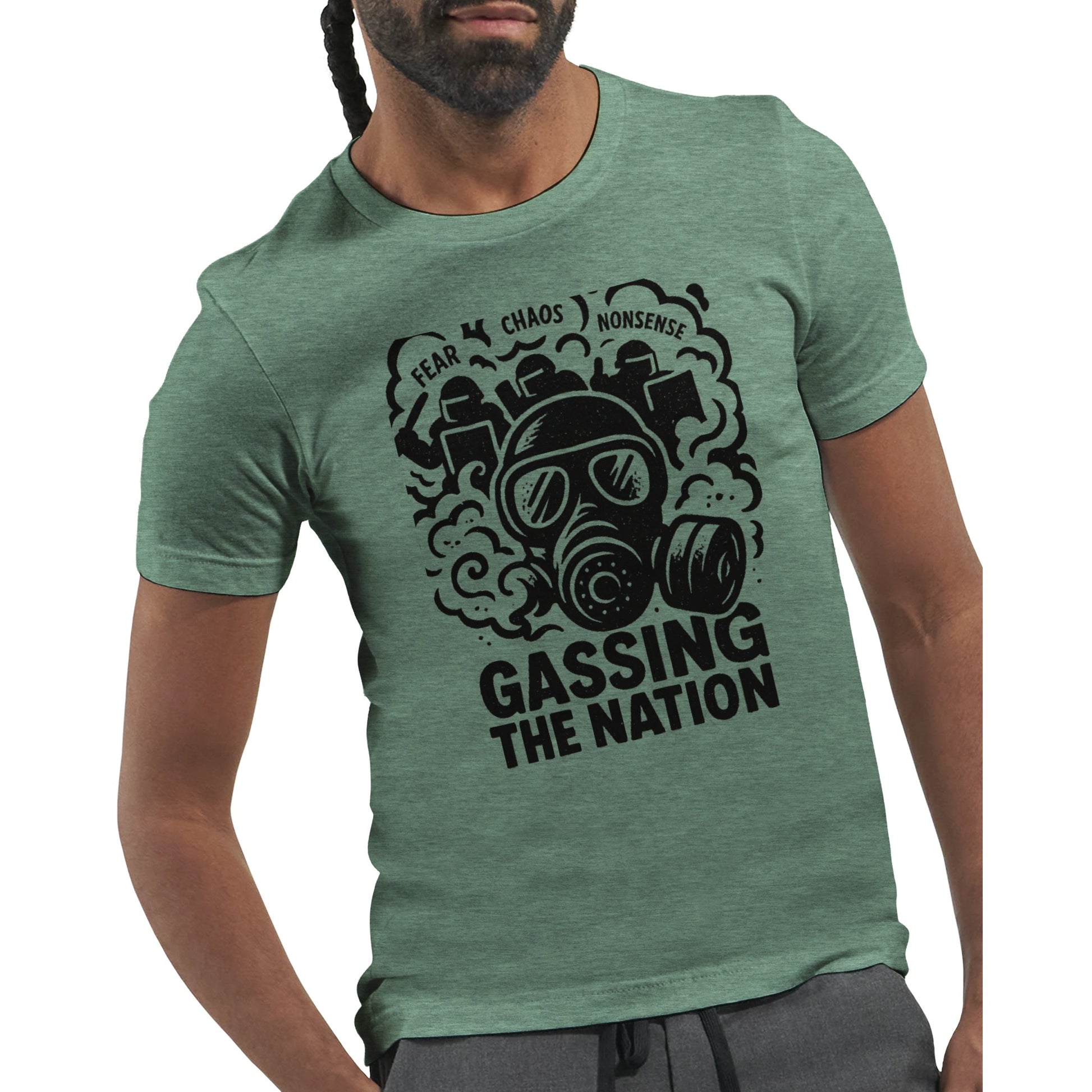 Gassing the Nation – Trump Dictatorship Parody Tee