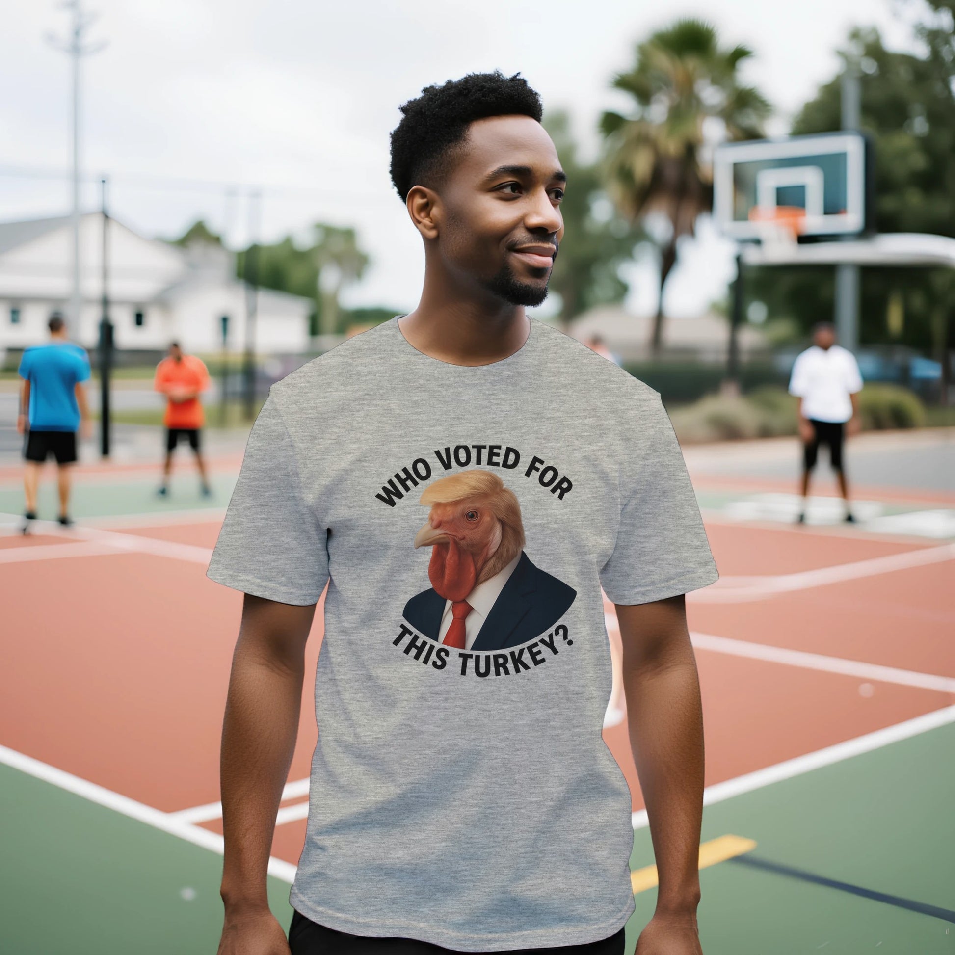 Who Voted For This Turkey political satire t-shirt design