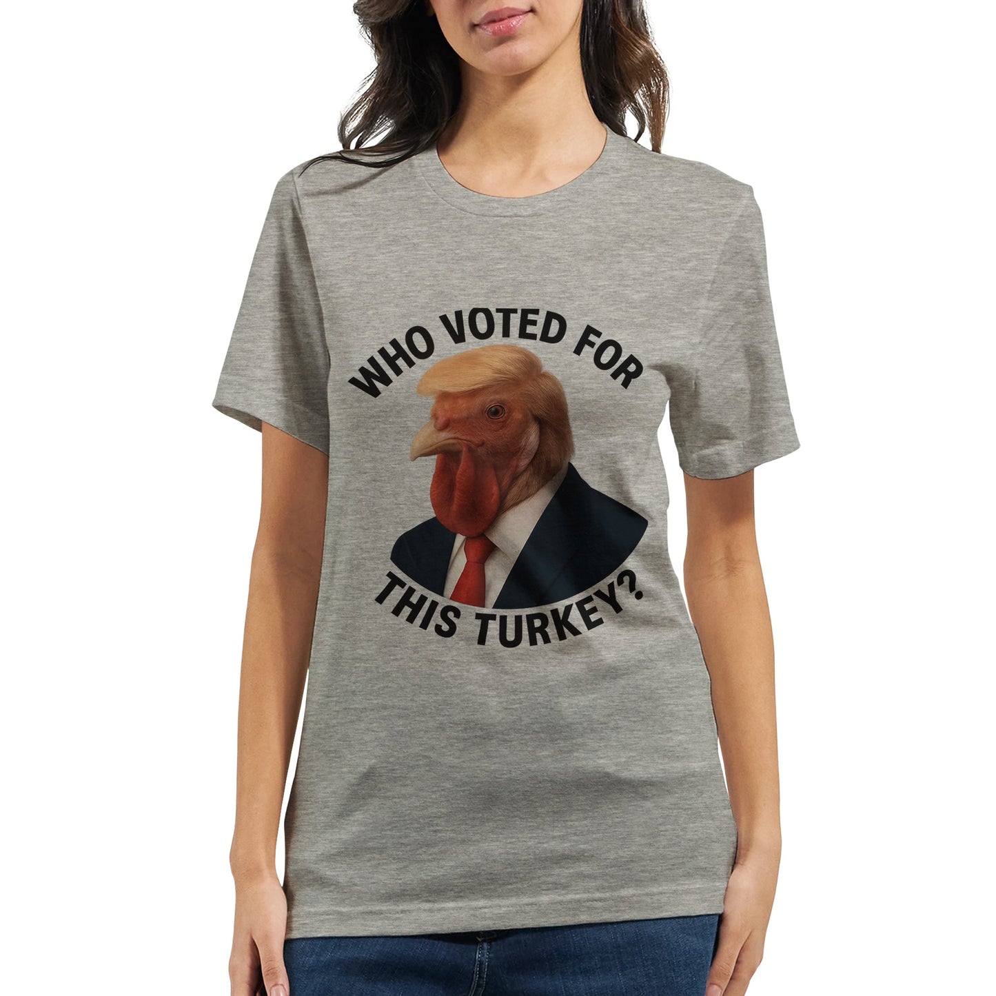 Who Voted For This Turkey political satire t-shirt design