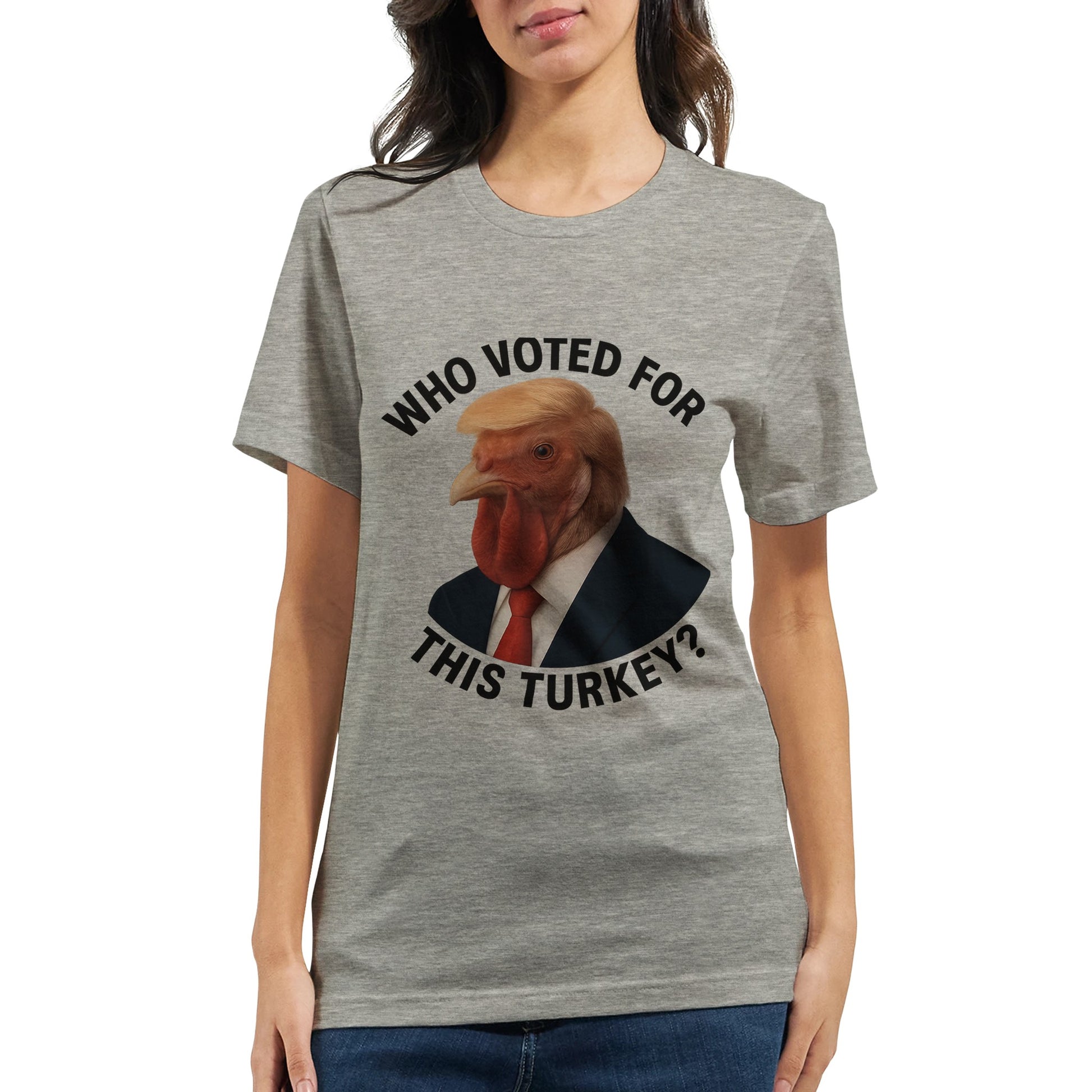 Who Voted For This Turkey political satire t-shirt design