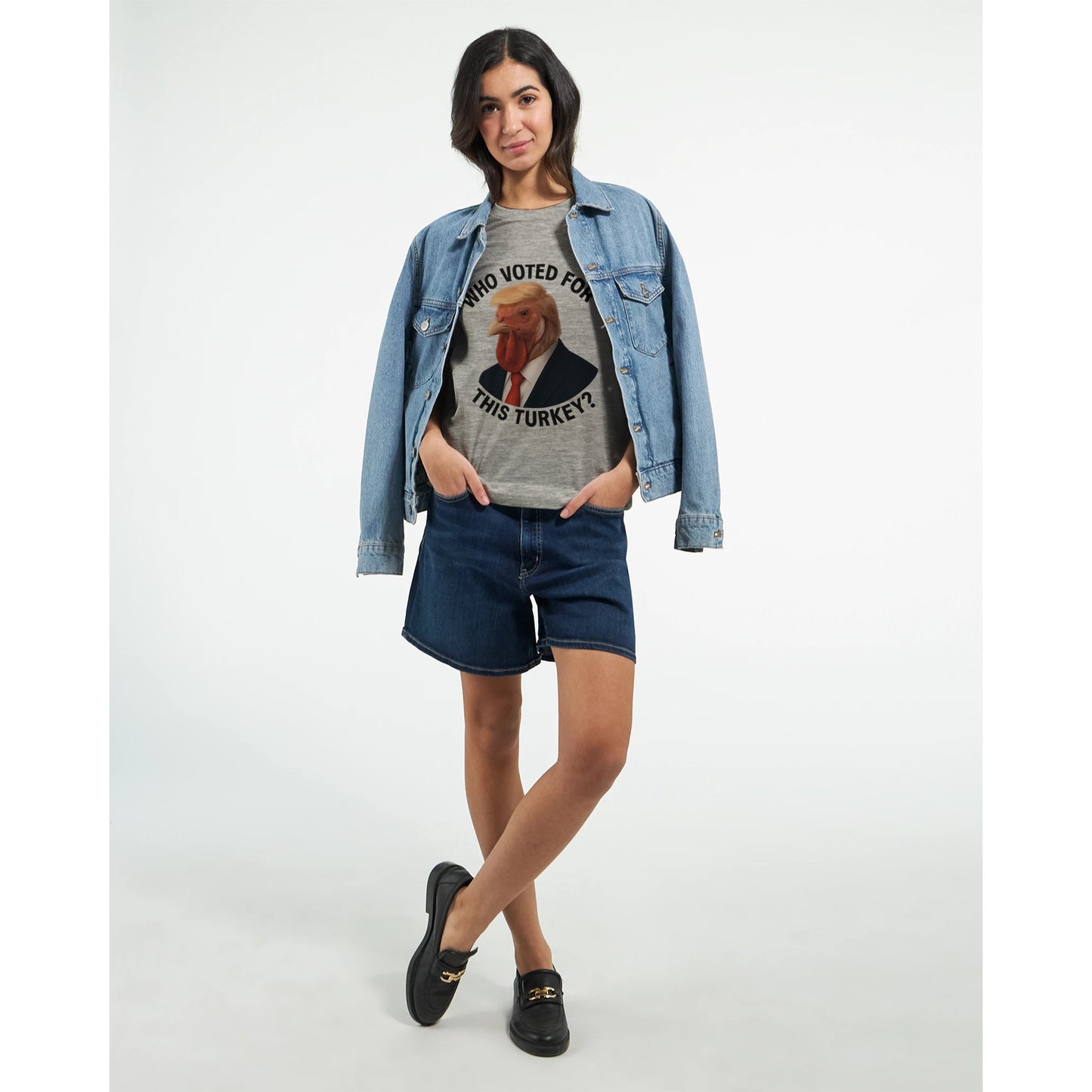 Who Voted For This Turkey political satire t-shirt design