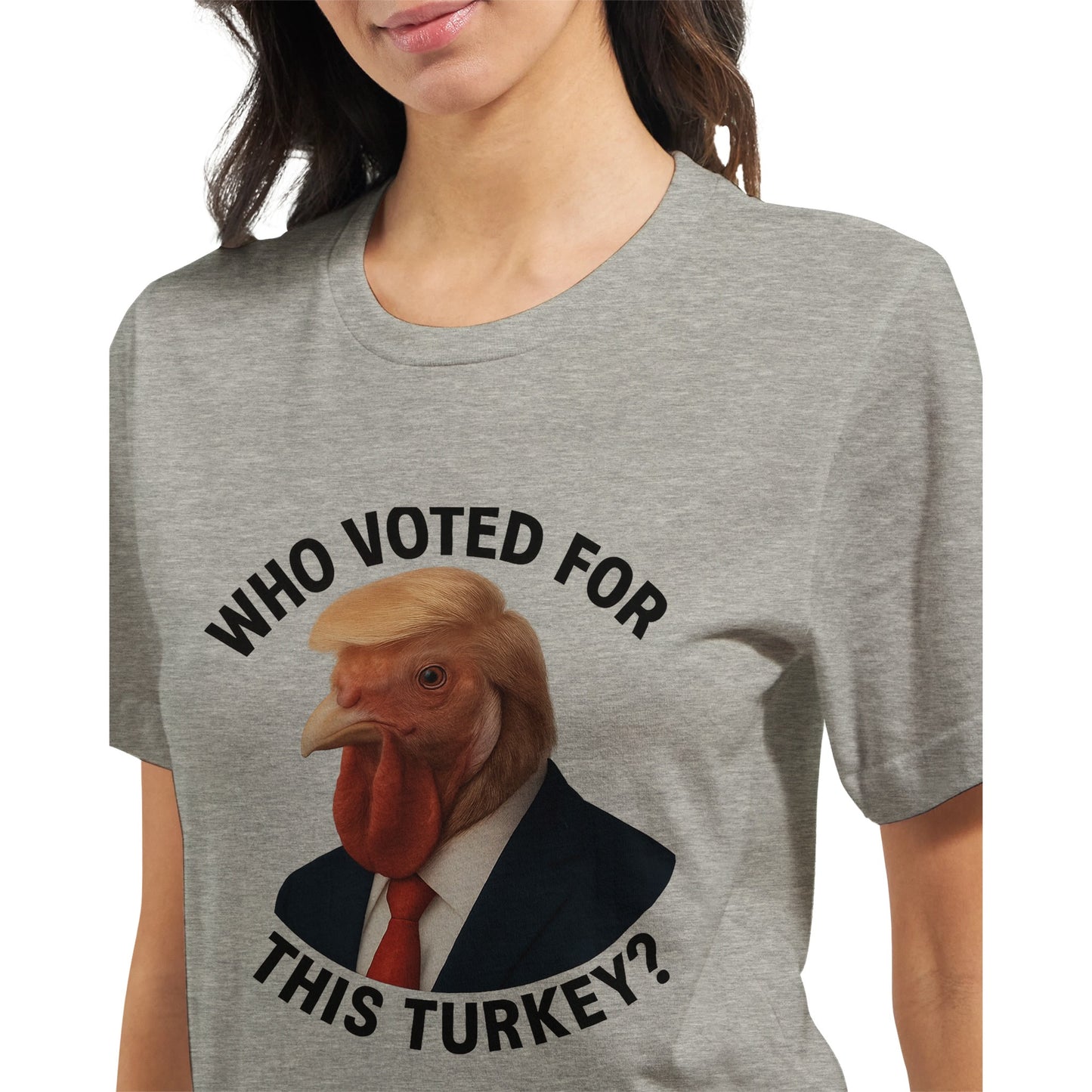 Who Voted For This Turkey political satire t-shirt design