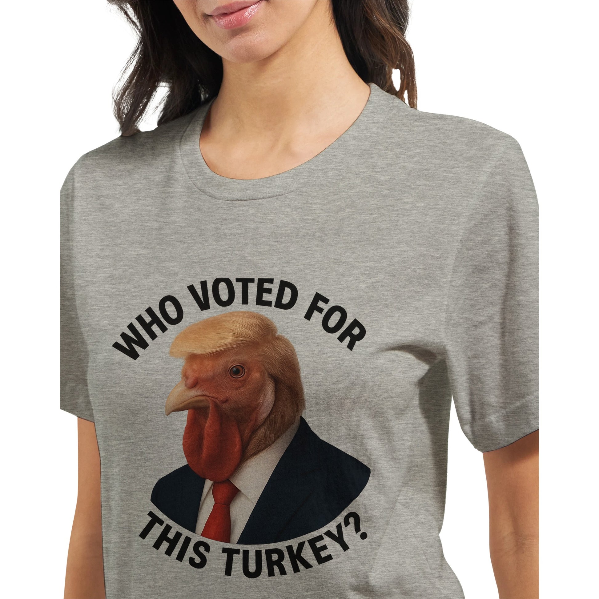 Who Voted For This Turkey political satire t-shirt design
