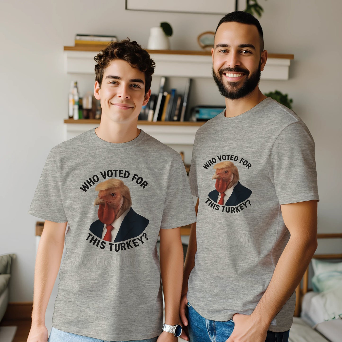 Who Voted For This Turkey political satire t-shirt design