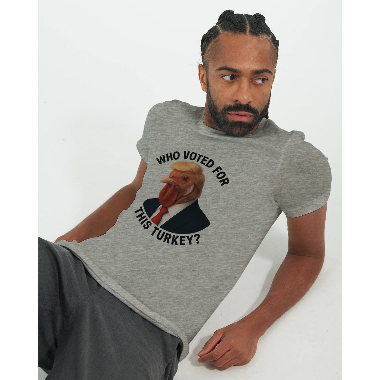 Who Voted For This Turkey political satire t-shirt design