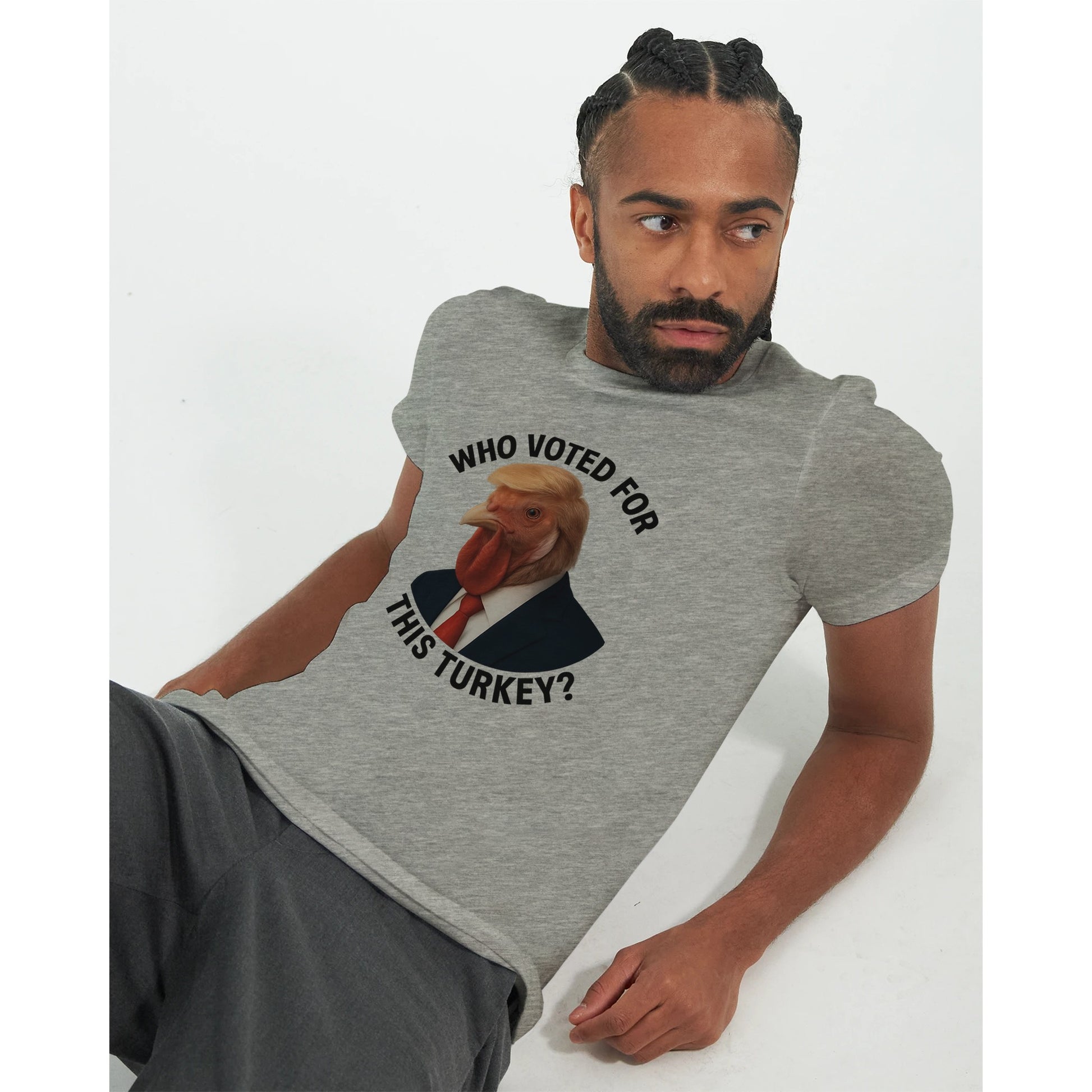 Who Voted For This Turkey political satire t-shirt design