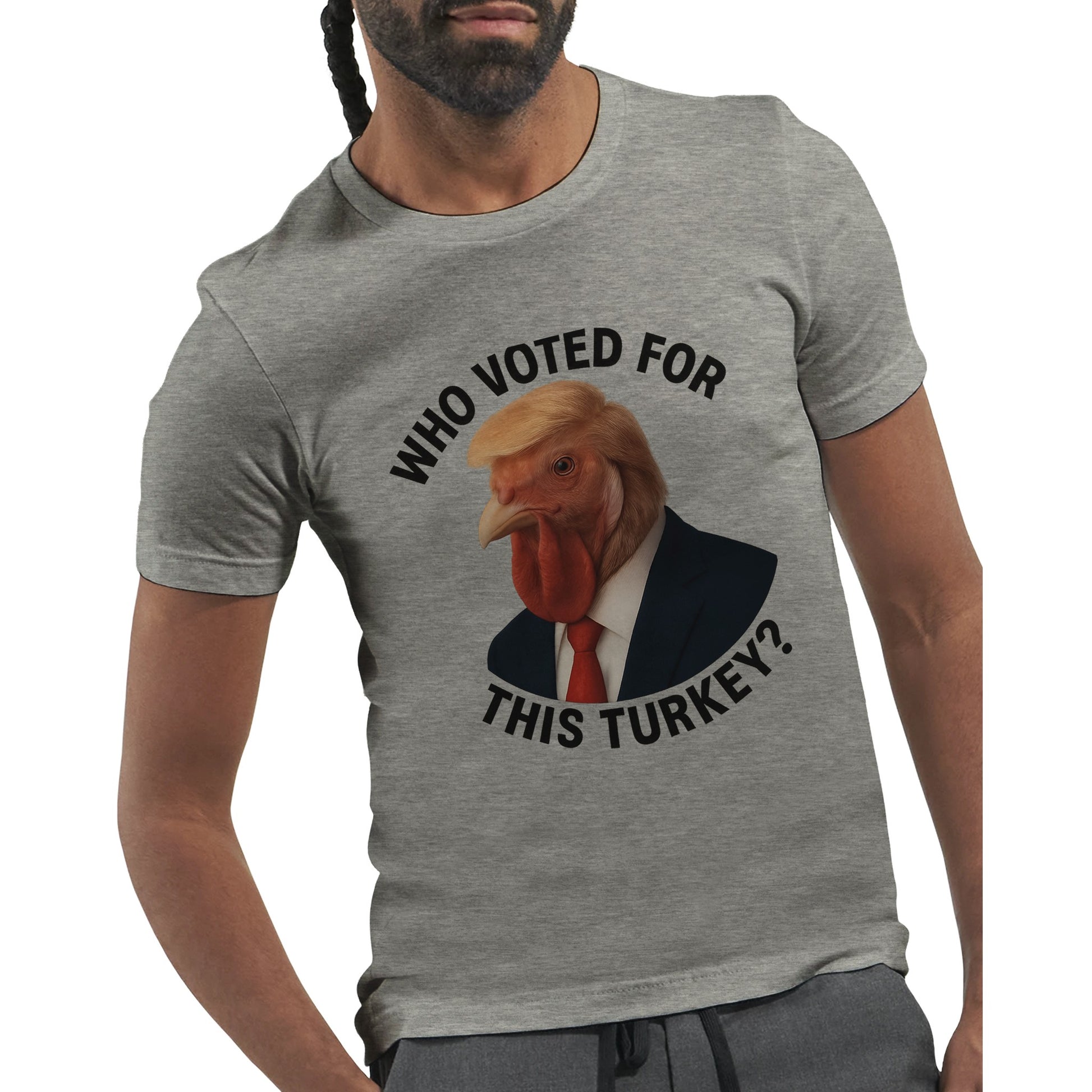Who Voted For This Turkey political satire t-shirt design