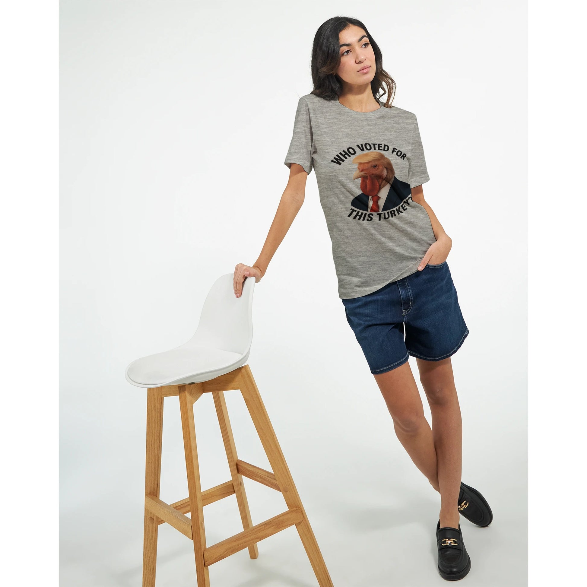 Who Voted For This Turkey political satire t-shirt design